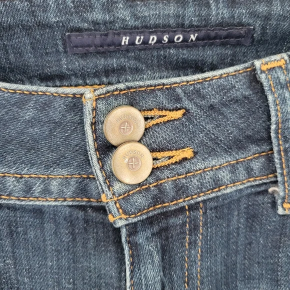 Hudson Flare Low Rise Heritage Jeans, Sz 27x33.5 - Picture 2 of 9